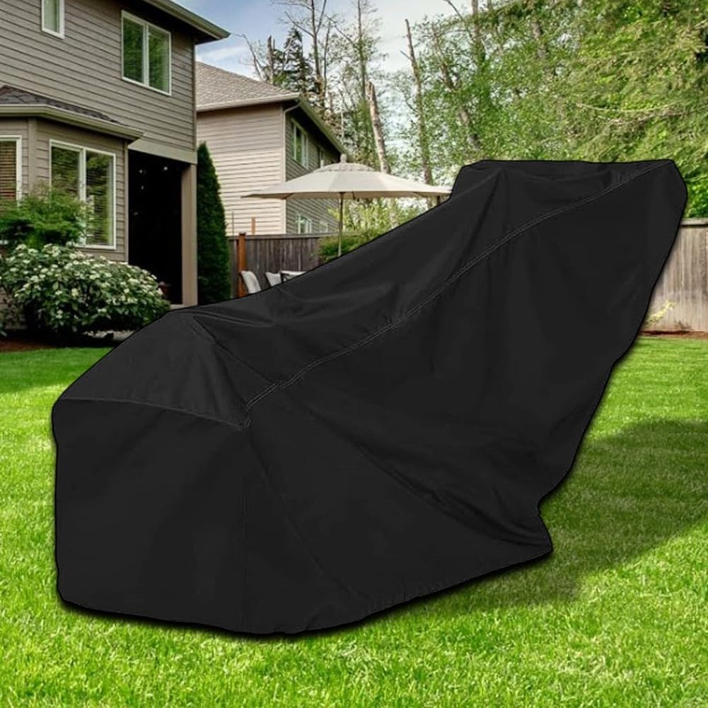 Tiller Cover 210D Oxford Fabric UV Waterproof Dustproof with Drawstring Windproof and Storage Bag Compatible with Various Models of Tiller