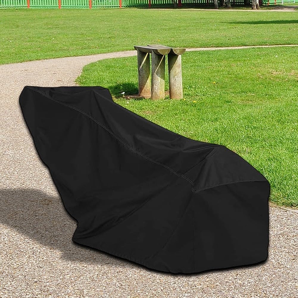 Tiller Cover 210D Oxford Fabric UV Waterproof Dustproof with Drawstring Windproof and Storage Bag Compatible with Various Models of Tiller
